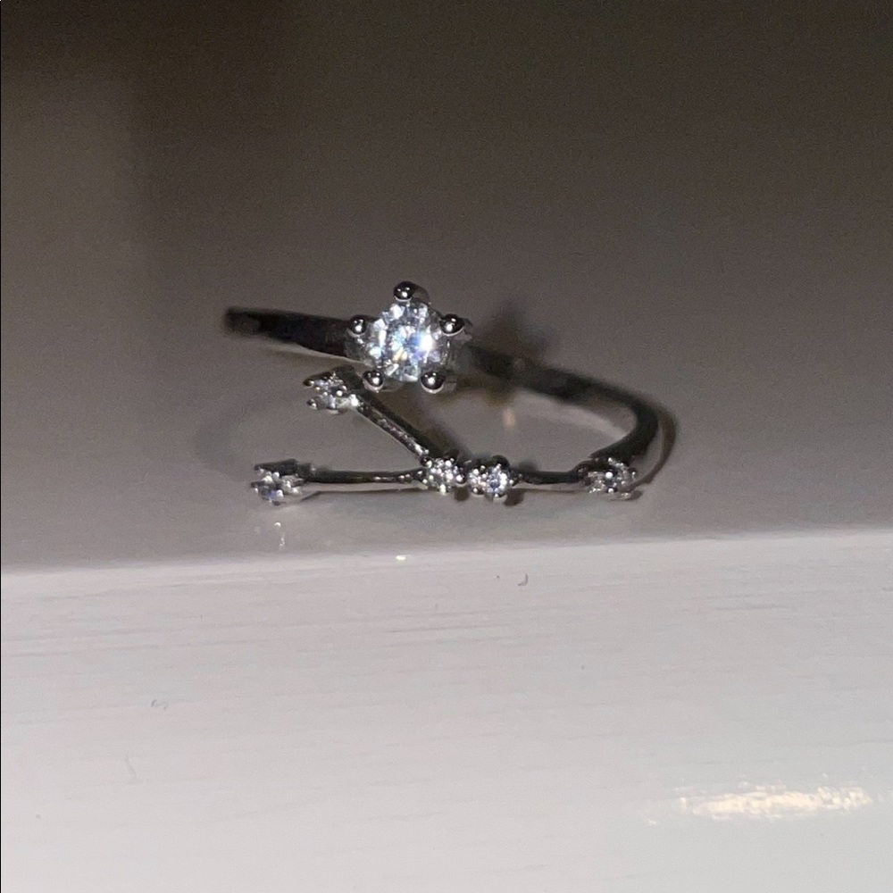Sterling Silver ‘Cancer’ Horoscope Ring